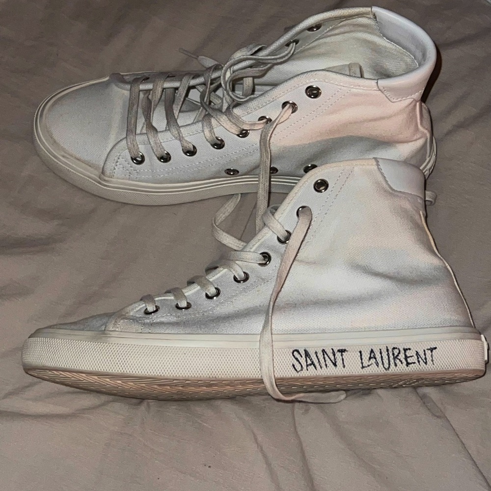 Malibu women’s high top saint laurent sneakers